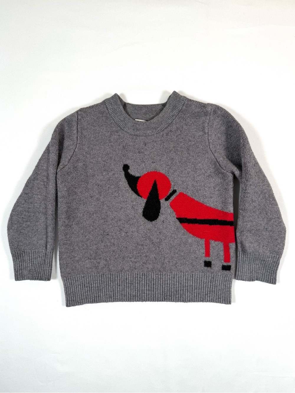 BURBERRY Boys Dog Intarsia Sweater 2‎ Old Money Luxury Preppy Heritage Y2K Italy